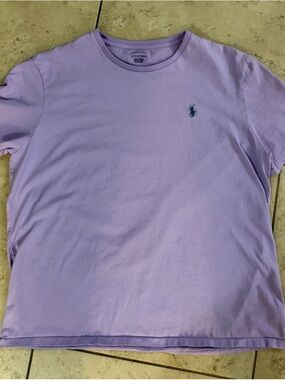 Polo Ralph Lauren Men’s Sky Lavender Crew Neck T-Shirt Size XL